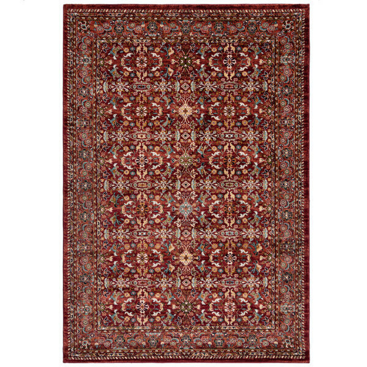 VINTAGE-TEPPICH 160/230 cm SANDFORD Rot  - Rot, KONVENTIONELL, Textil (160/230cm)