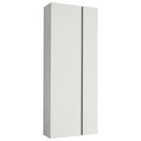 GARDEROBENSCHRANK Gardasee  in 60/165/33 cm  - Weiß, Design, Holzwerkstoff (60/165/33cm) - Moderano