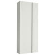 GARDEROBENSCHRANK Gardasee in 60/165/33 cm - Weiß, Design, Holzwerkstoff (60/165/33cm) - Moderano