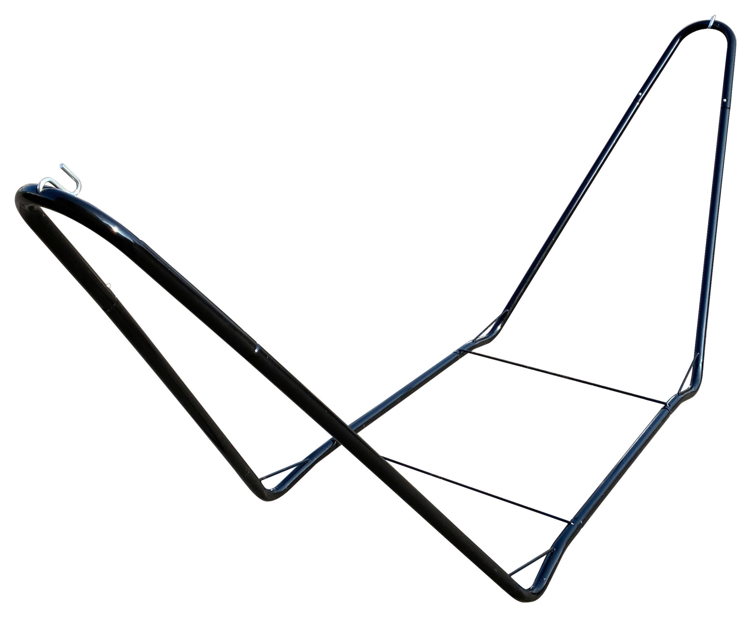 HÄNGEMATTE chilllounge single  - Blau/Orange, KONVENTIONELL, Textil/Metall (300/74/105cm) - La Siesta