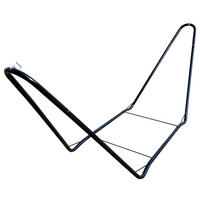 HÄNGEMATTE  - Blau/Orange, KONVENTIONELL, Textil/Metall (300/74/105cm) - La Siesta