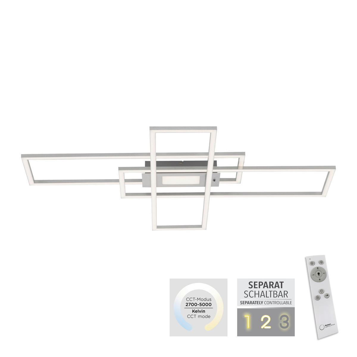 LED-TAKLAMPA 98,9/69,4/6,8 cm  - Basics, metall (98,9/69,4/6,8cm)