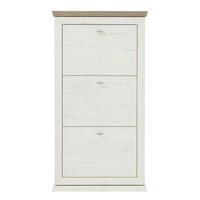 CIPELARNIK SA NAGIBNIM VRATIMA  siva, bela  pločasti materijal     - siva/boja nikla, Lajfstajl, metal/pločasti materijal (70/134,5/22,5cm) - Hom`in