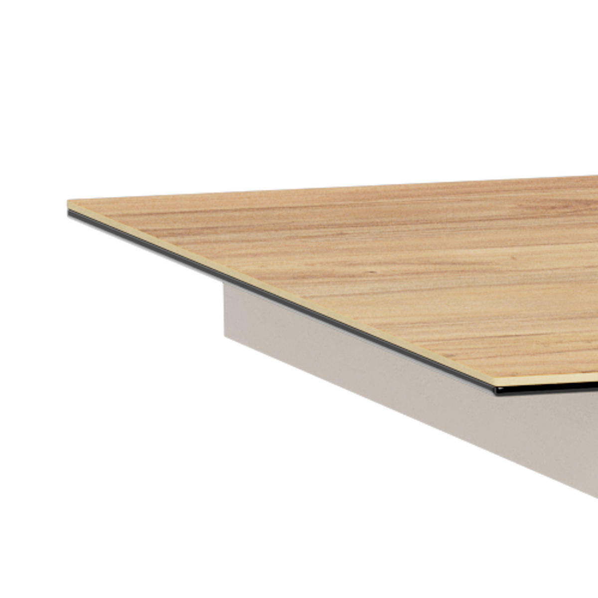 ESSTISCH in Metall, Glas, Keramik 210/90/76 cm  - Eichefarben/Grau, MODERN, Glas/Keramik (210/90/76cm) - MID.YOU