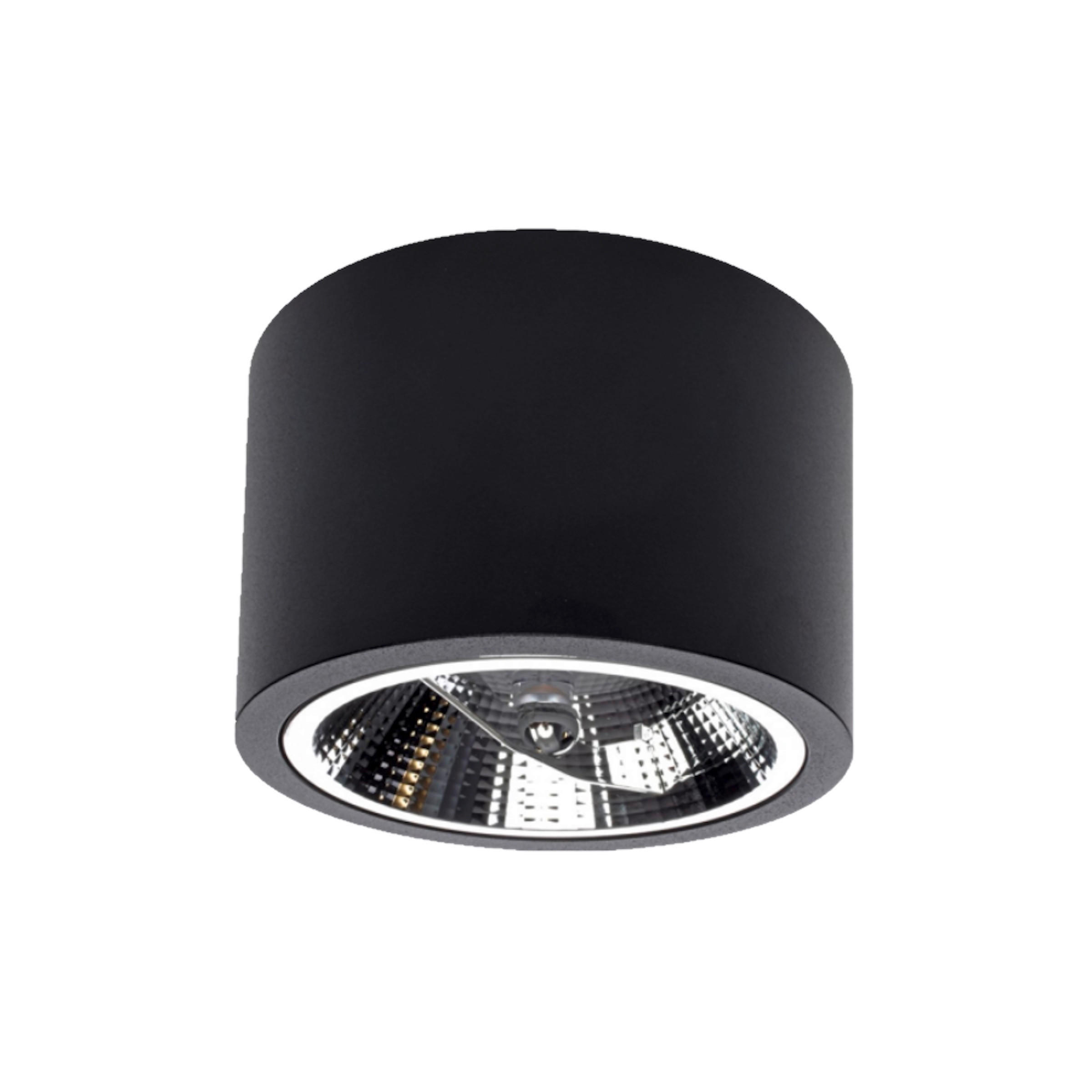 DECKENLEUCHTE Camino   - Schwarz, Basics, Metall (9/12/12cm)
