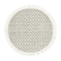 HANDWEBTEPPICH 120 cm Sylt  - Creme, Natur, Textil (120cm) - Linea Natura