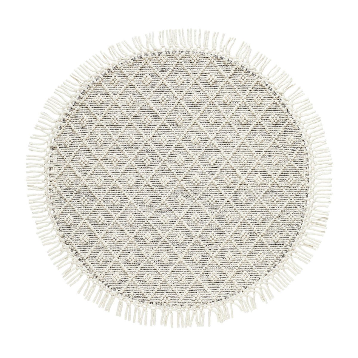 HANDWEBTEPPICH 120 cm Sylt  - Creme, Natur, Textil (120cm) - Linea Natura
