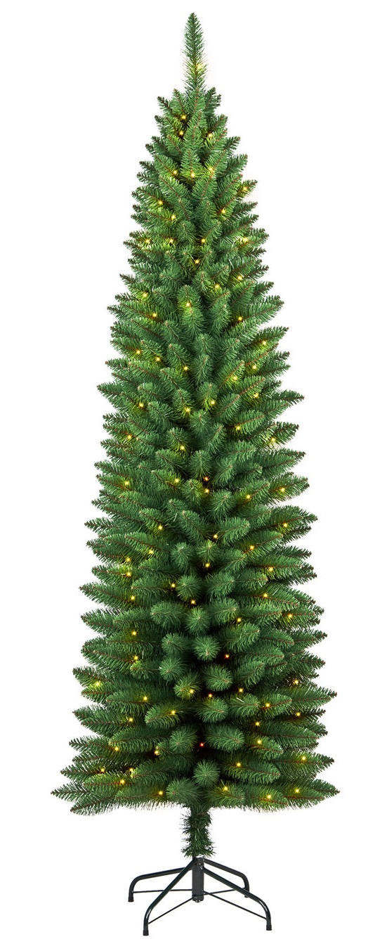 WEIHNACHTSBAUM 180 cm  - Dunkelgrün, Basics, Kunststoff/Metall (55/150cm)