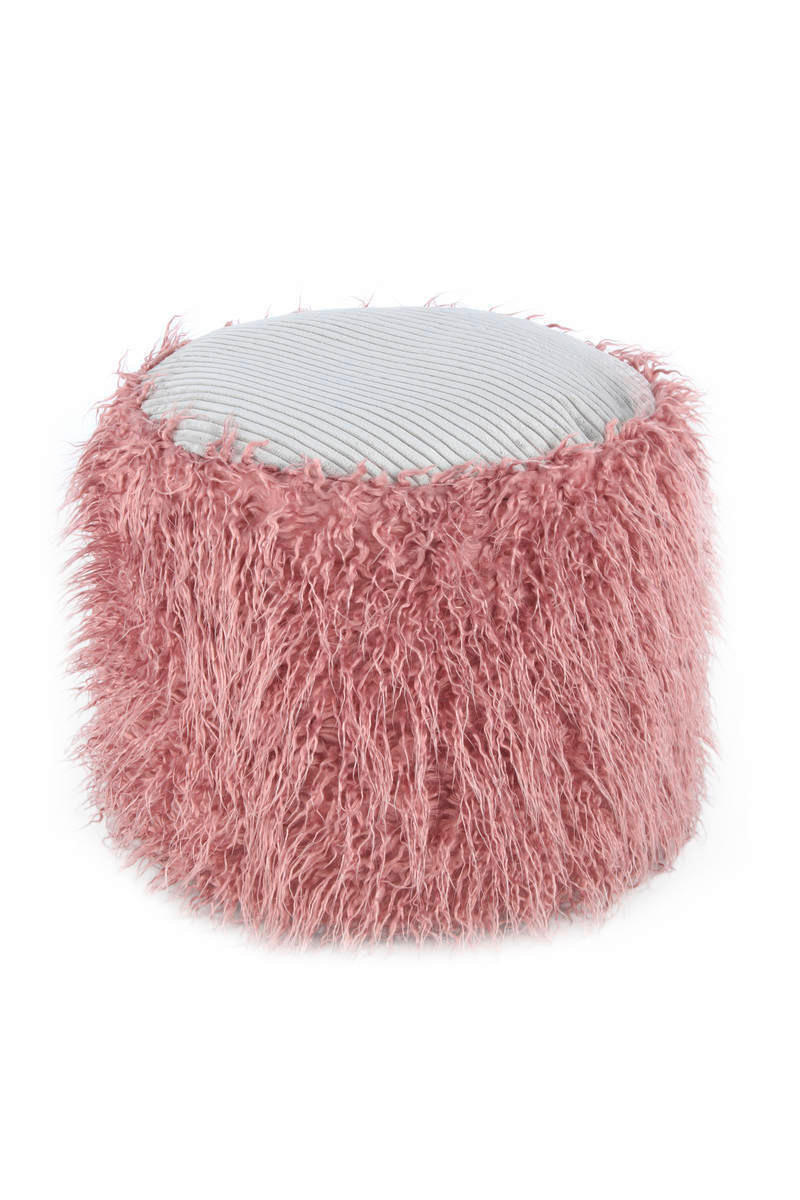 POUF 45/38/45 cm  - Rosa, Basics, Kunststoff (45/38/45cm) - Kayoom