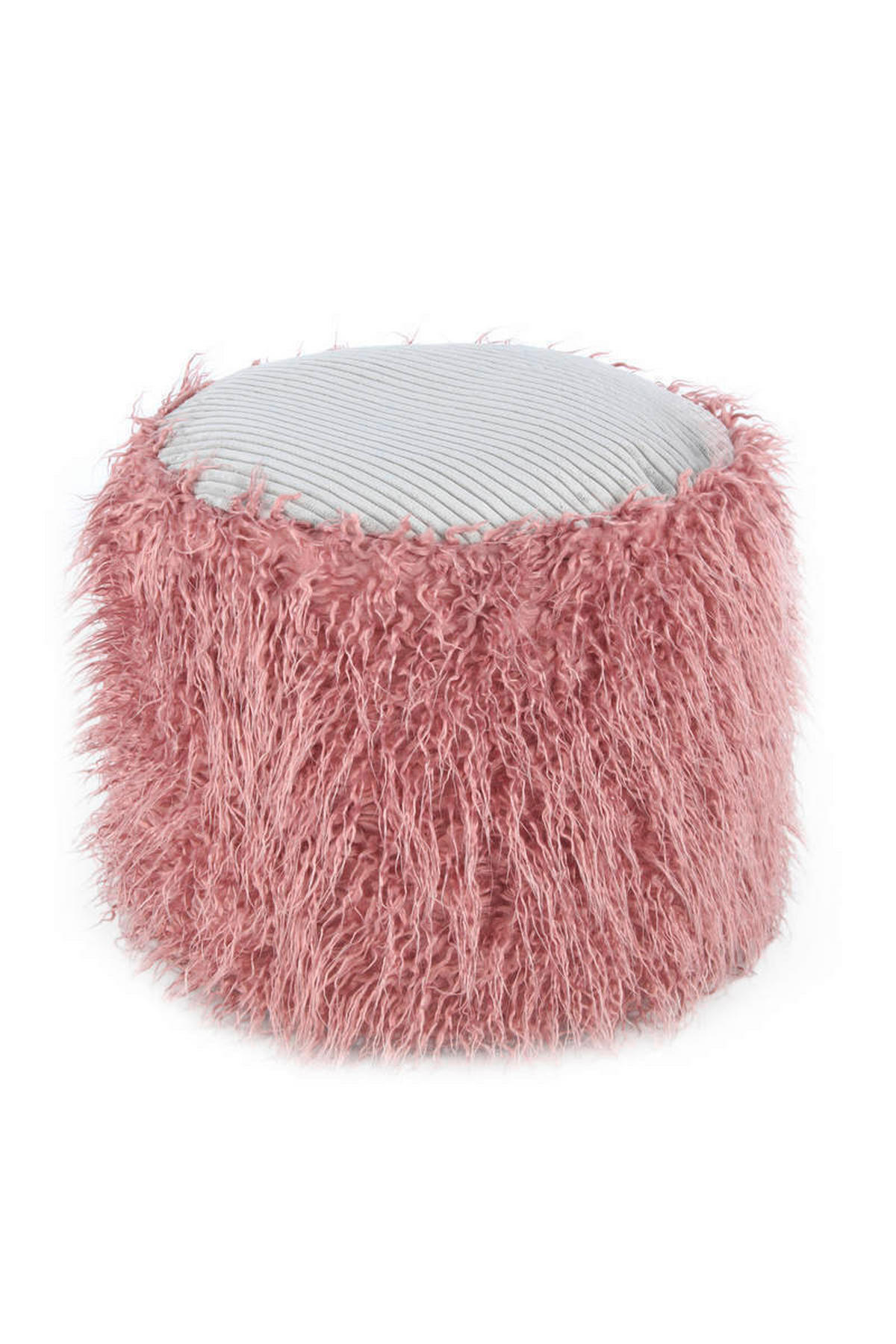 POUF 45/38/45 cm  - Rosa, Basics, Kunststoff (45/38/45cm) - Kayoom