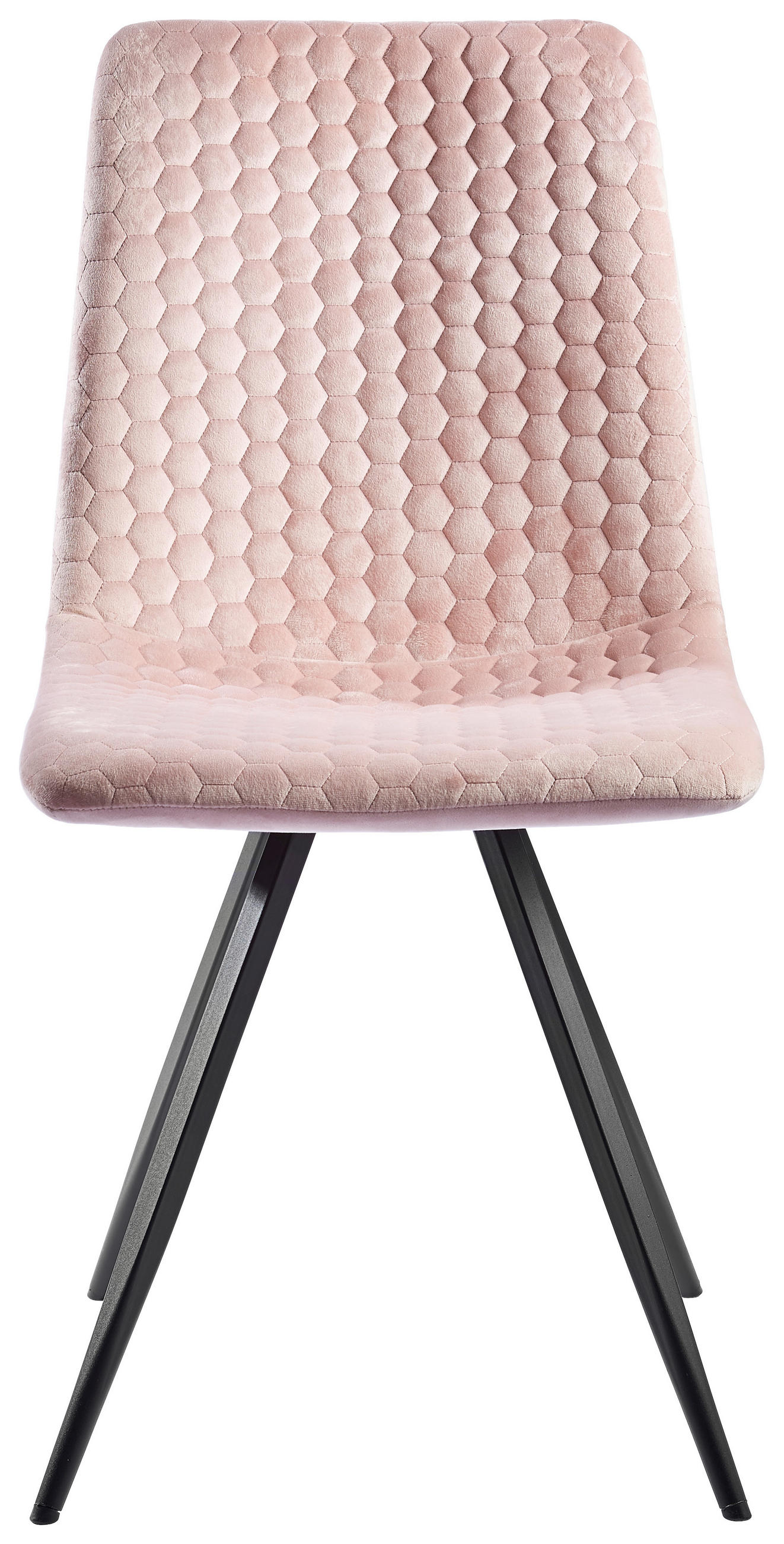 SCAUN in textil roz, negru  - roz/negru, Design, metal/textil (43,5/84/53cm) - P & B