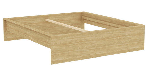 BETTRAHMEN 180/200 cm  in Eichefarben  - Eichefarben, KONVENTIONELL, Holzwerkstoff (180/200cm) - Hom`in