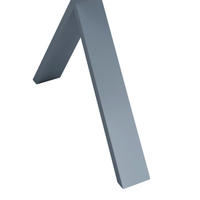 SCHREIBTISCH 140/80/76 cm  in Silberfarben, Weiss  - Weiss/Silberfarben, Modern, Holzwerkstoff/Metall (140/80/76cm) - MID.YOU