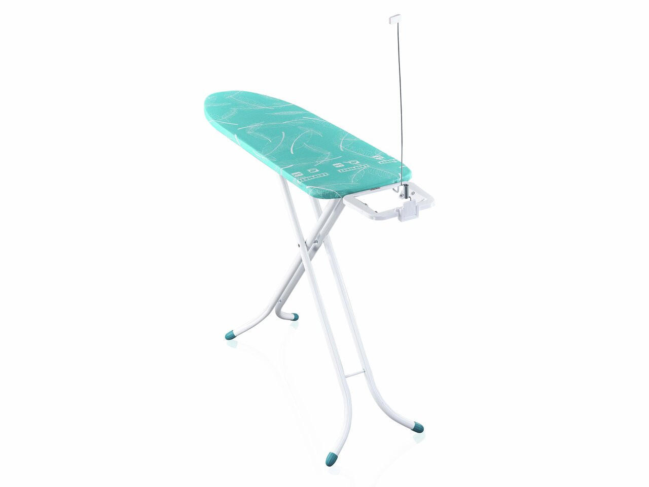 BÜGELBRETT  AIR BOARD M COMPACT  - Türkis, Basics, Textil (141/40/158cm) - Leifheit