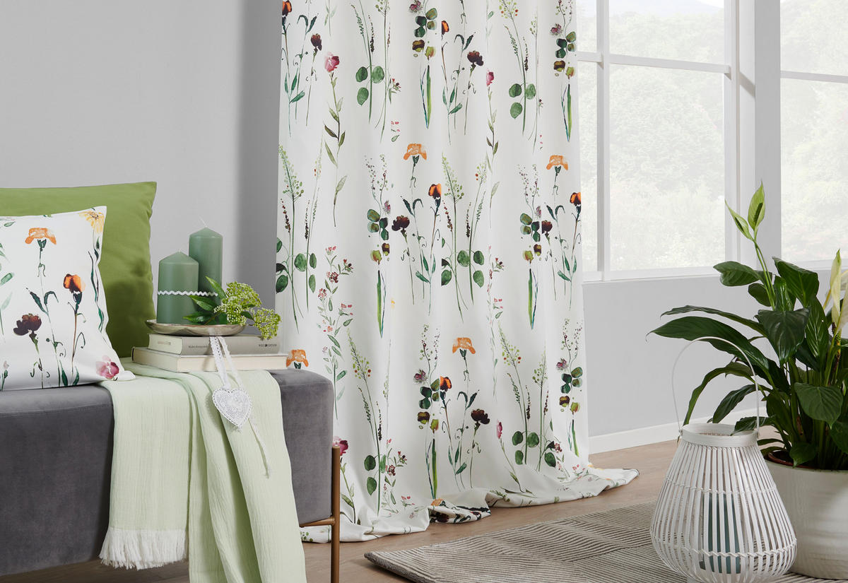 DEKOSTOFF per lfm blickdicht  - Multicolor, KONVENTIONELL, Textil (150cm) - Esposa