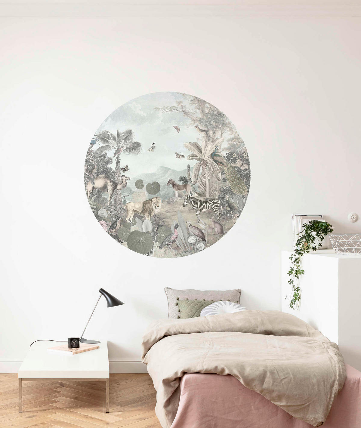 FOTOTAPET  - vit/grön, Trend, papper (125cm) - Komar
