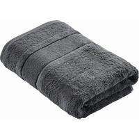 HANDTUCH Noblesse Uni Anthrazit, Grau  - Anthrazit/Grau, Basics, Textil (50/100cm) - Cawoe