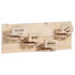 WANDREGAL massiv Naturfarben - Naturfarben, Trend, Holz (80/19/17cm) - Carryhome WANDREGAL massiv Naturfarben - Naturfarben, Trend, Holz (80/19/17cm) - Carryhome