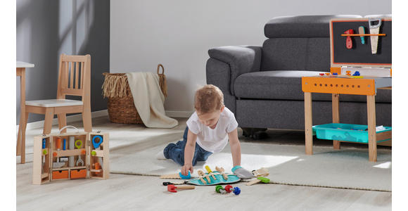 KINDERWERKZEUGSET  - Blau/Gelb, Trend, Holz/Textil (42,5cm) - My Baby Lou
