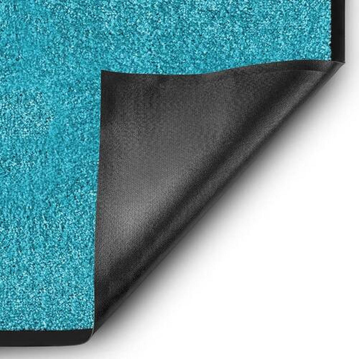 SCHMUTZFANGMATTE  90/120 cm  Türkis  - Türkis, KONVENTIONELL, Kunststoff/Textil (90/120cm) - Esposa