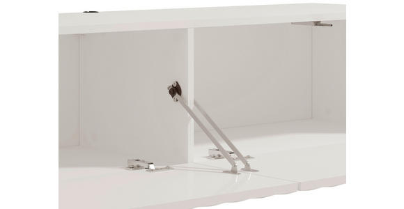 HÄNGELOWBOARD Weiß  - Weiß, Basics, Holzwerkstoff (154/32/42cm) - Carryhome