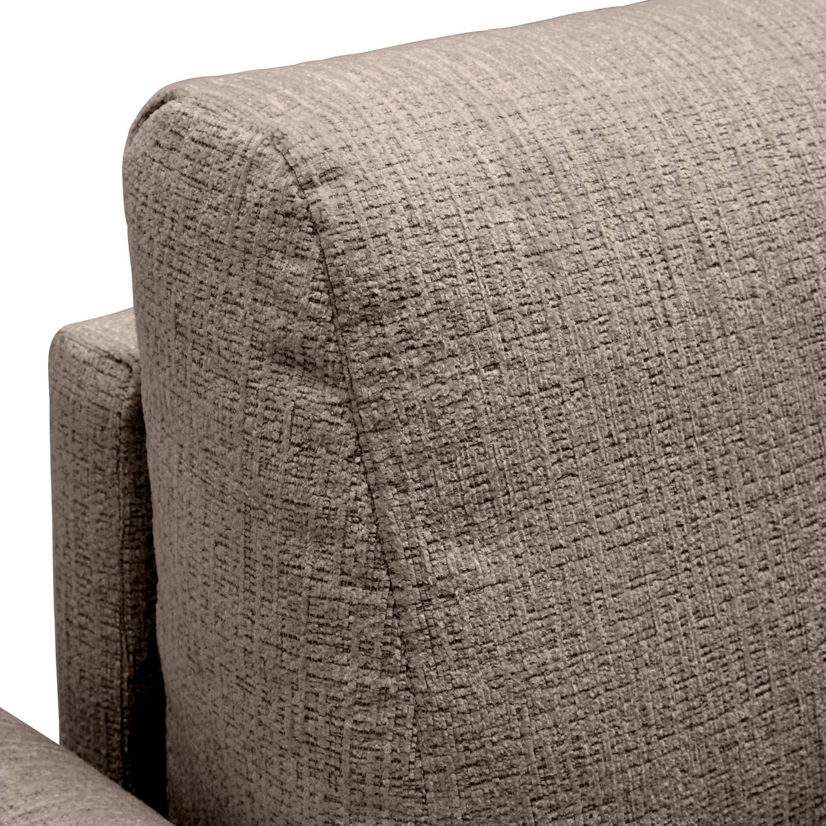 3-SITS SOFFA i vävt tyg mörkbrun  - svart/mörkbrun, Modern, trä/textil (183/85/92cm) - MID.YOU