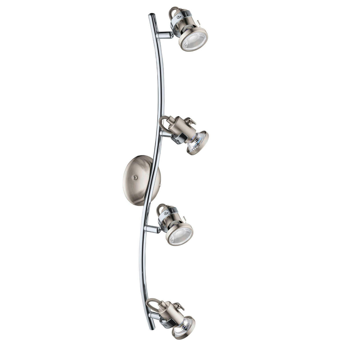 DECKENSPOTS - Chromfarben/Nickelfarben, Basics, Metall (64,5/10/10cm) - Eglo