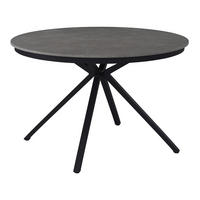 GARTENTISCH 120/120/74 cm Metall, Keramik Grau rund  - Grau, Modern, Keramik/Metall (120/120/74cm) - Ambia Garden