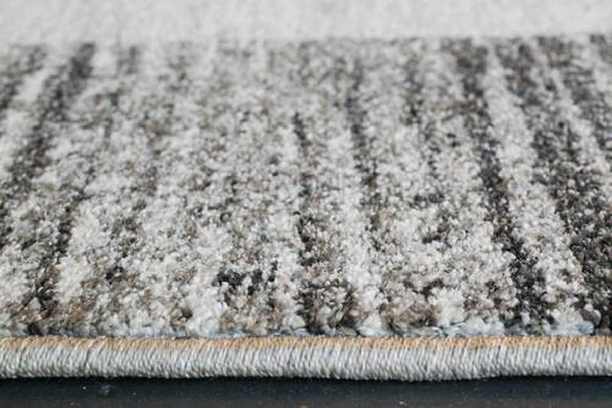 WEBTEPPICH 67/140 cm Sorrent Grau, Silberfarben, Dunkelgrau  - Dunkelgrau/Silberfarben, Design, Textil (67/140cm) - Novel