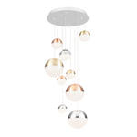 LED-HÄNGELEUCHTE 50/150 cm  - Chromfarben/Messingfarben, Basics, Metall (50/150cm) - Dieter Knoll