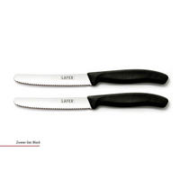 KÉSKÉSZLET 2 részes Lafer  - fekete, Basics, műanyag/fém (23,5/5,0/1,8cm) - Johann Lafer