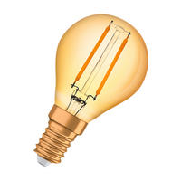 LED-LEUCHTMITTEL   E14 2,5 W 220 lm 2 Stück  - Goldfarben, Basics, Glas (4,5/7,7cm) - Osram