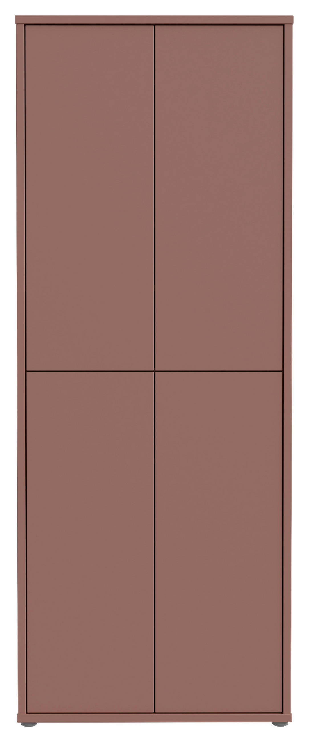 SCHUHSCHRANK Terracotta  - Terracotta/Grau, Basics, Holzwerkstoff/Kunststoff (75/192/35cm) - Xora