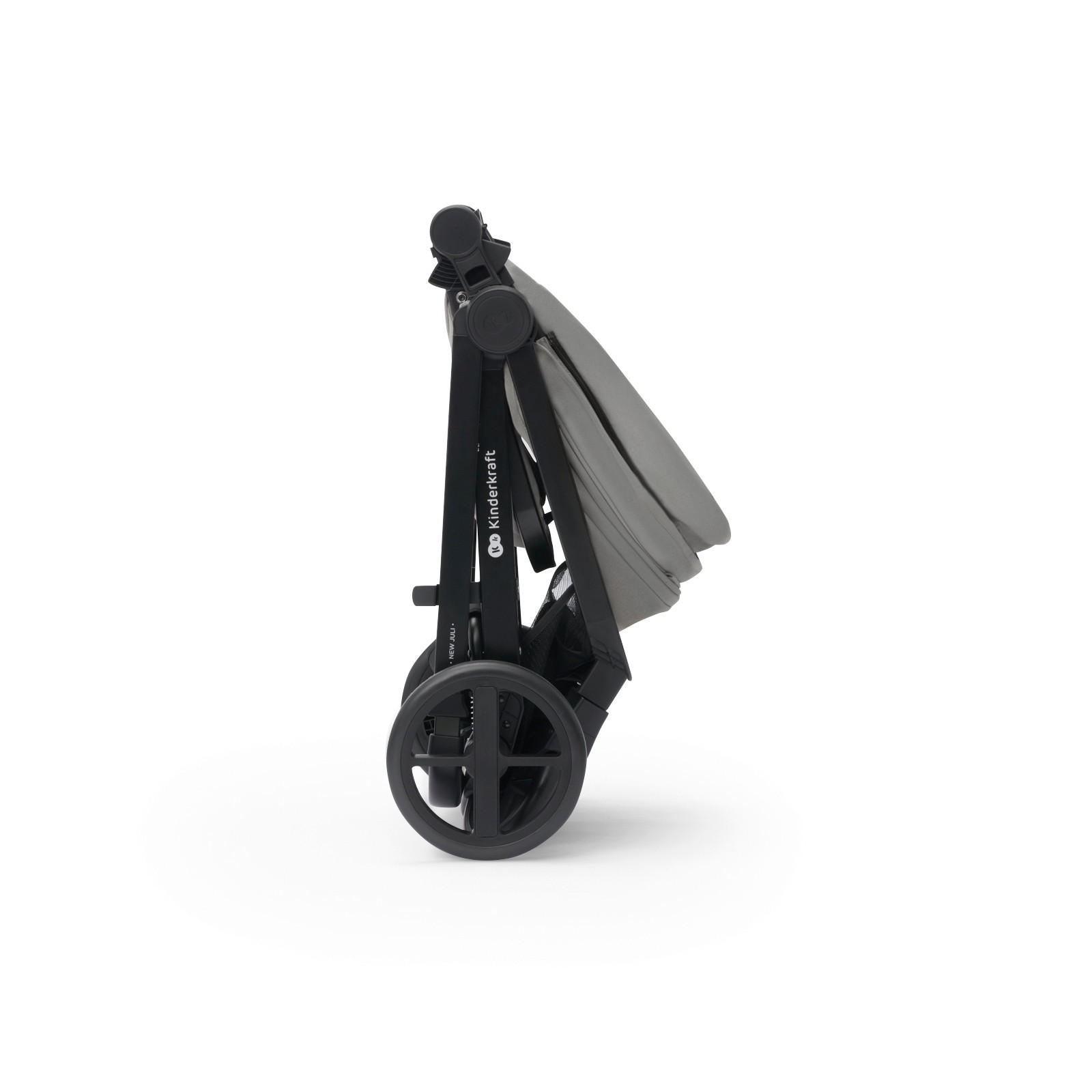 KINDERWAGENSET Newly 4 in 1  - Hellgrau/Schwarz, Basics, Metall (54/100/94cm) - kinderkraft