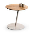 BEISTELLTISCH 50/50/49 cm Wildeiche massiv Wildeiche  - Wildeiche, Design, Holz/Metall (50/50/49cm) - Xora