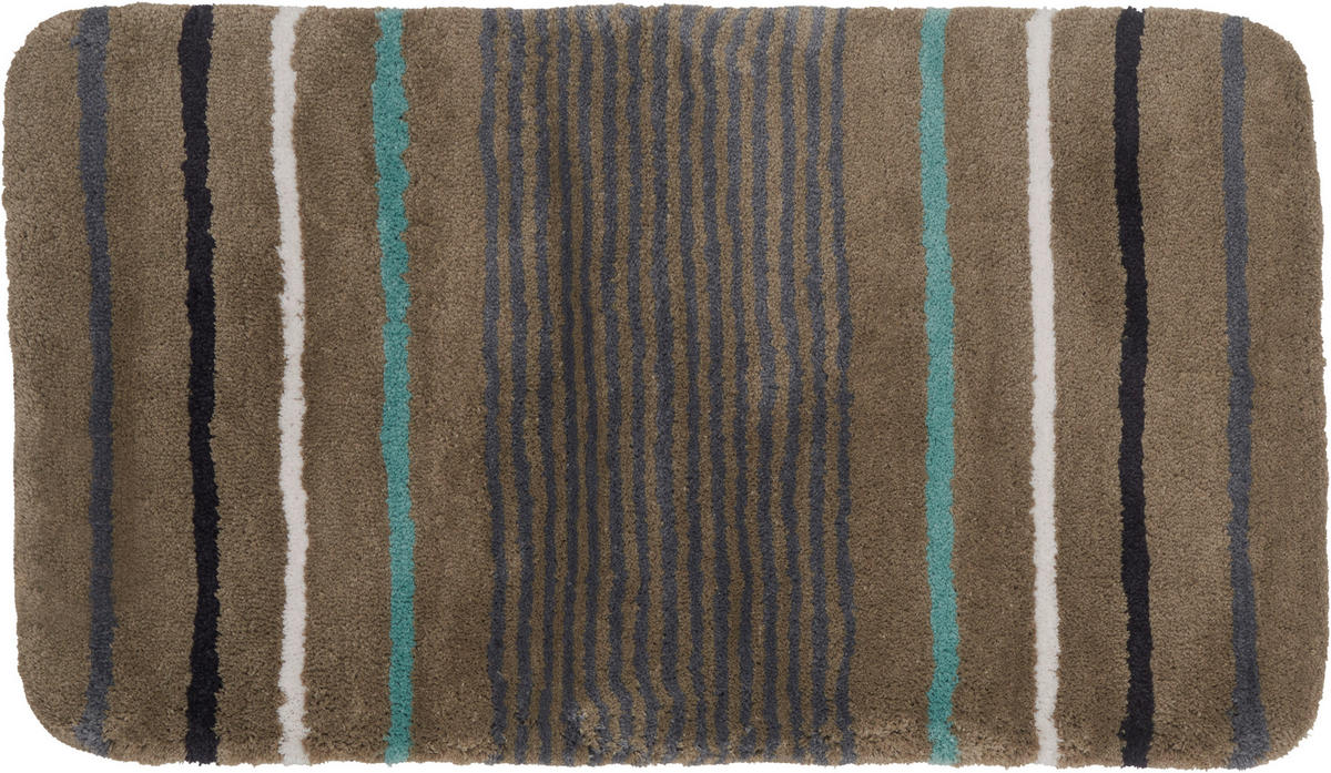 BADEMATTE Braun 60/100 cm  - Braun, KONVENTIONELL, Textil (60/100cm) - Esposa