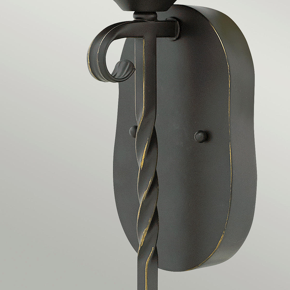 WANDLEUCHTE - Schwarz, Basics, Glas/Metall (12,8/10,8/58,6cm) - Elstead Lighting