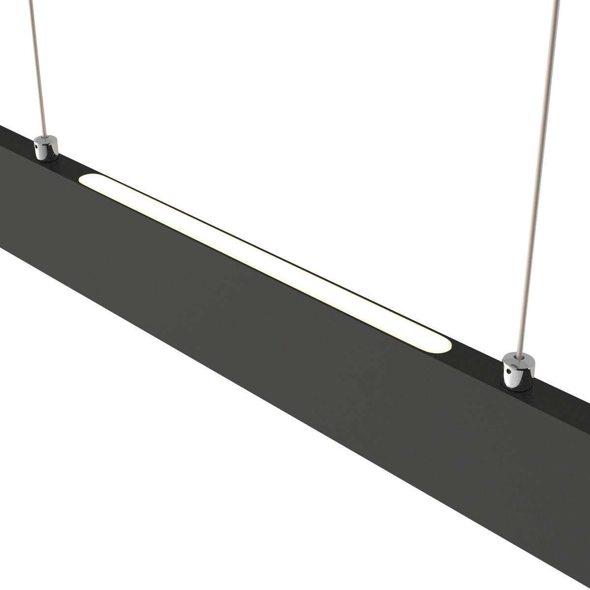 PENDELLEUCHTE  4/8/118,5 cm   - Schwarz, Basics, Metall (4/8/118,5cm) - MAYTONI