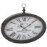 WANDUHR Braun - Braun, LIFESTYLE, Glas/Holz (50/40/5cm) - Ambia Home WANDUHR Braun - Braun, LIFESTYLE, Glas/Holz (50/40/5cm) - Ambia Home