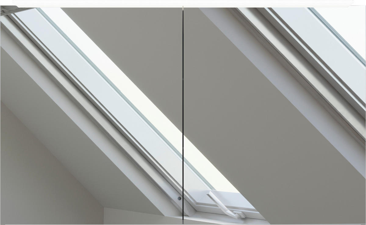 SPIEGELSCHRANK 120/72/20,2 cm  - Beigebraun, MODERN, Glas/Holzwerkstoff (120/72/20,2cm) - Celina Home