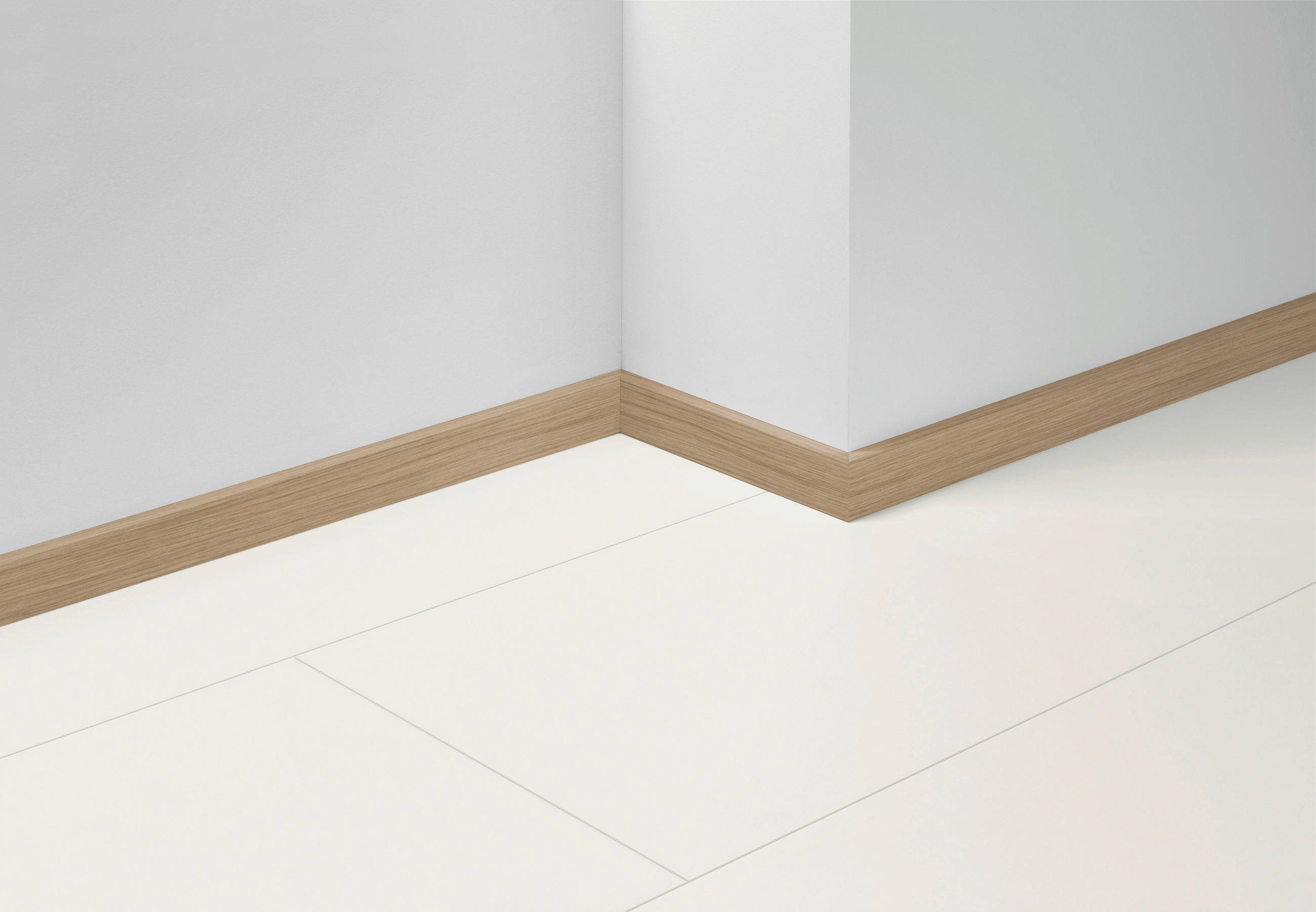 SOCKELLEISTE - Hellbraun/Eichefarben, Basics, Holzwerkstoff (220/4/1,6cm) - Parador