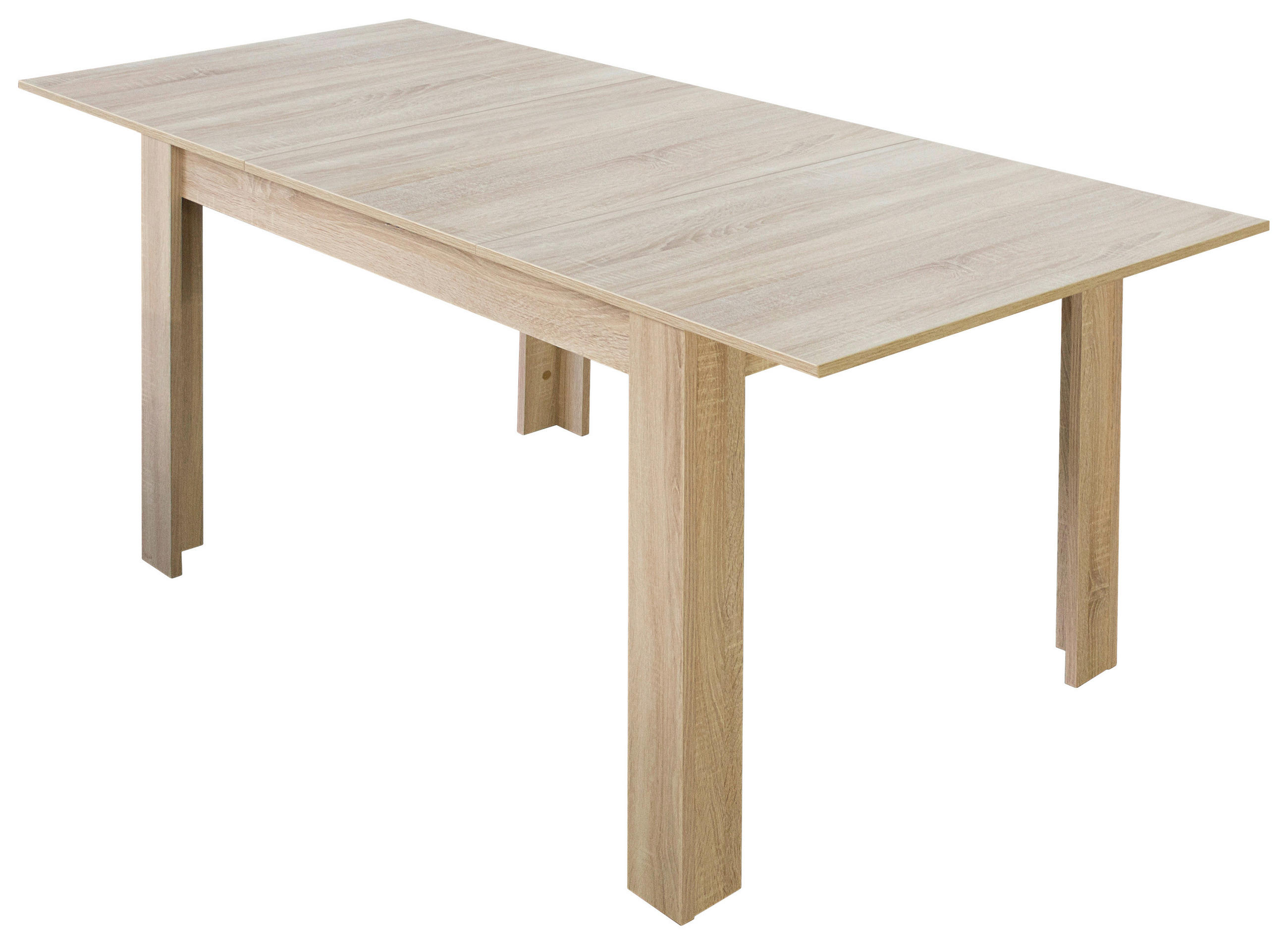 ESSTISCH Sonoma Eiche rechteckig  ausziehbar  - Sonoma Eiche, MODERN, Holzwerkstoff (120/75/80cm) - Livetastic