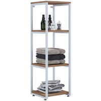 HYLLA i 35/111,8/35 cm vit, honungsek  - vit/honungsek, Modern, metall/trämaterial (35/111,8/35cm) - MID.YOU