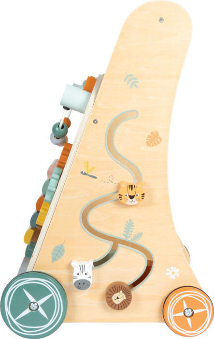 LAUFLERNWAGEN - Multicolor, Basics, Holz/Metall (33/50/32cm) - small foot