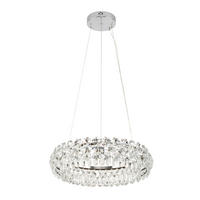 LED-HÄNGELEUCHTE 60/150 cm  - Klar, Design, Glas/Metall (60/150cm) - Glandor