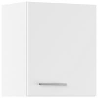 KÜCHENOBERSCHRANK 50/57,9/34,2 cm  in Weiß  - Edelstahlfarben/Weiß, Basics, Holzwerkstoff/Metall (50/57,9/34,2cm) - Impuls