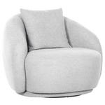 COCKTAILSESSEL - Hellgrau/Schwarz, LIFESTYLE, Textil/Metall (101/79/96cm) - Xora