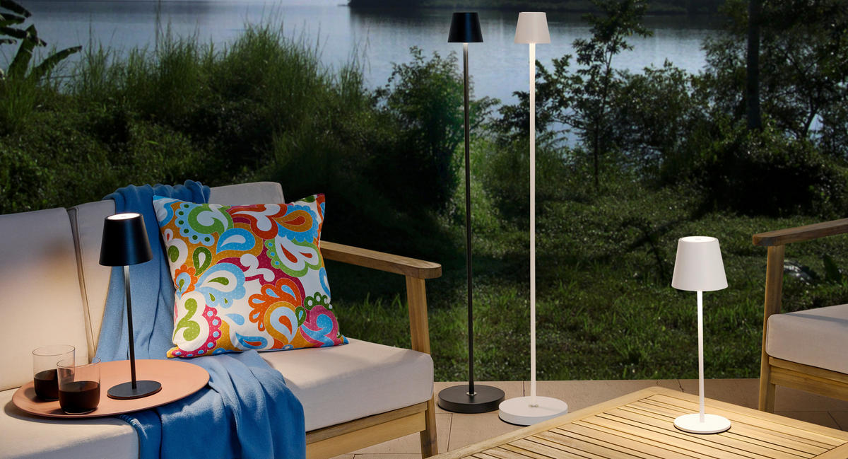 NAMIZNA SVETILKA ZA POLNJENJE  Seattle      11/36,5 cm       - črna, Konvencionalno, kovina (11/36,5cm) - Novel