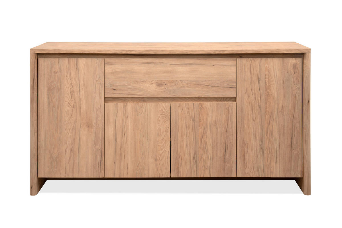 SIDEBOARD  164/85/40 cm 1 Schublade(n)  - Naturfarben, Design, Holzwerkstoff (164/85/40cm) - MID.YOU