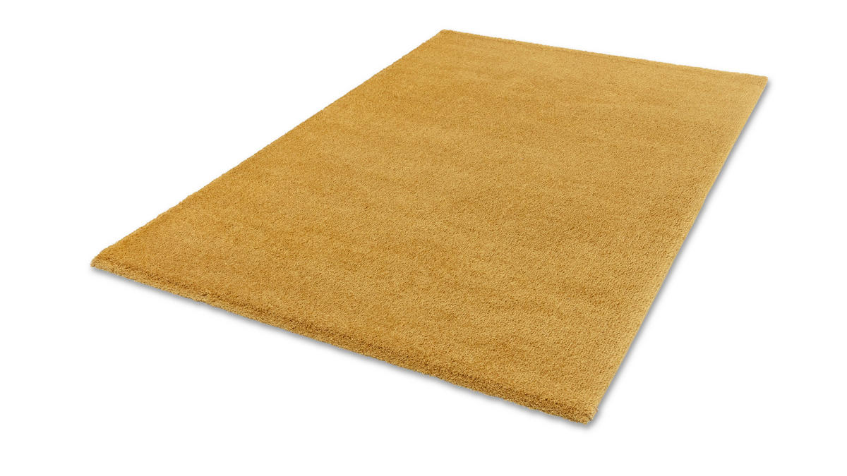HOCHFLORTEPPICH 80/150 cm Salerno Goldfarben  - Goldfarben, Basics, Textil (80/150cm) - Novel
